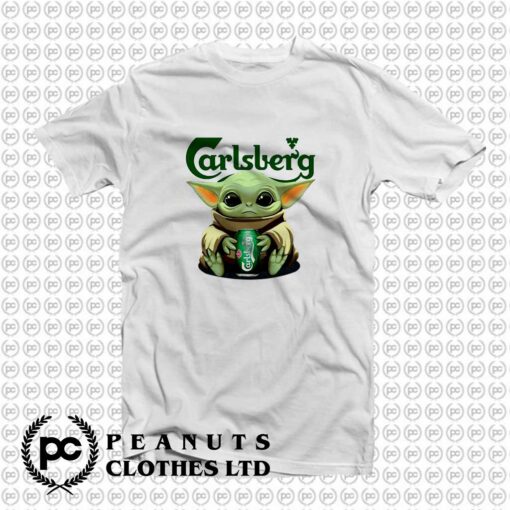 Baby Yoda Hug Carlsberg Beer