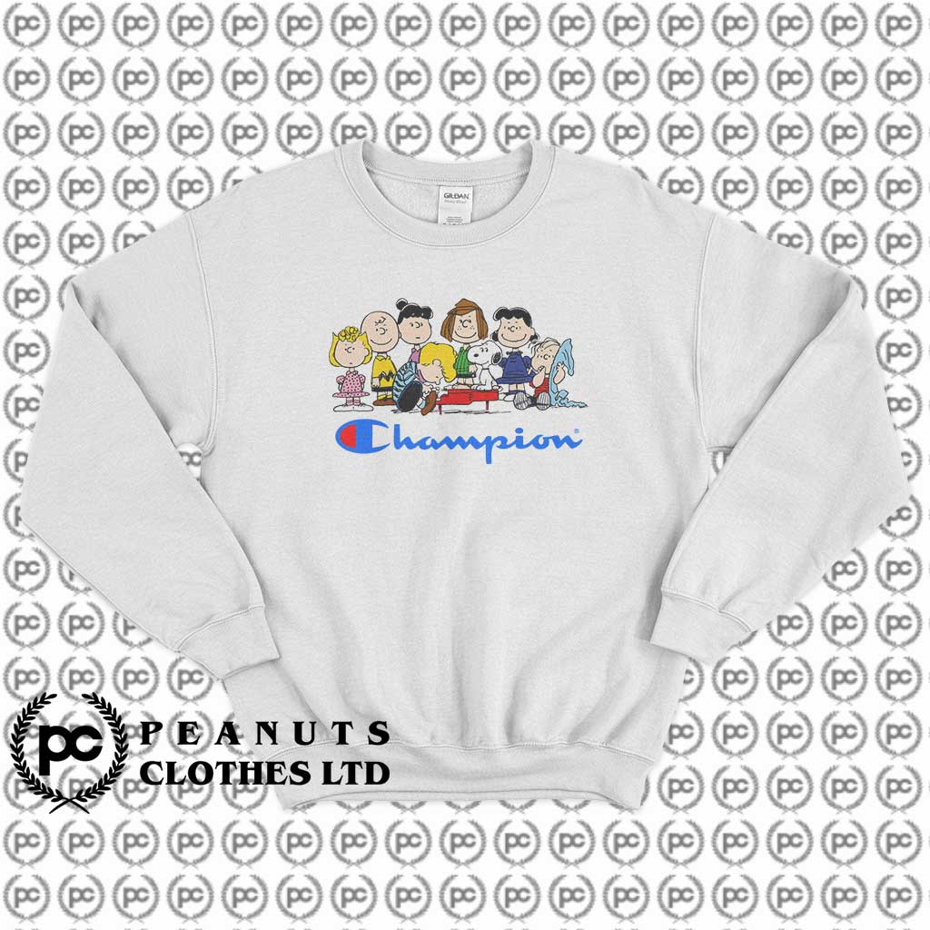 Champion X Peanuts Sweatshirt Custom - Peanutsclothes.com