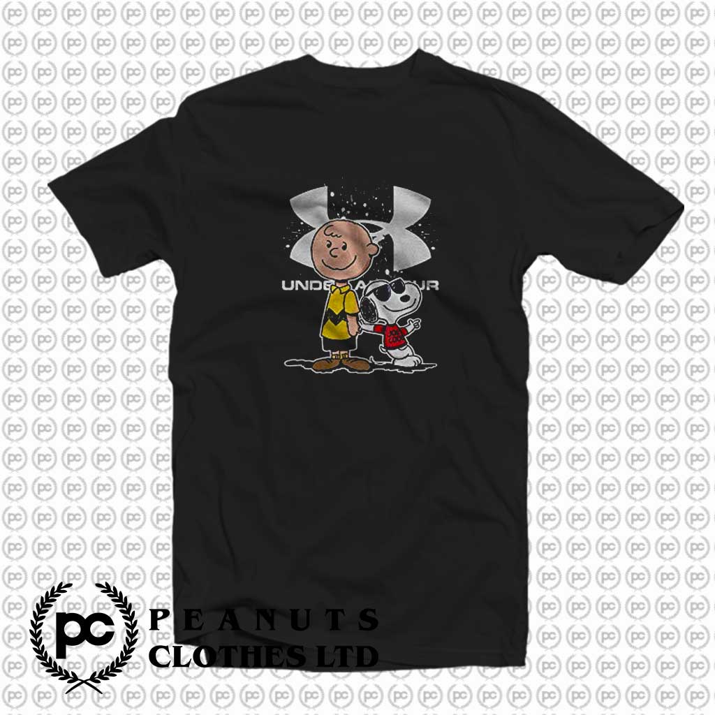 brown under armour shirt