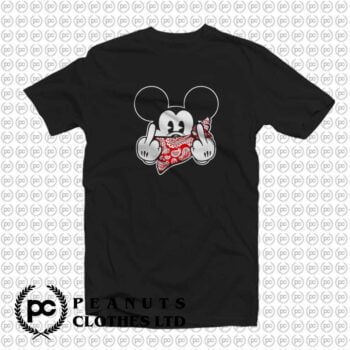 Mickey Mouse Gangster Middle Finger