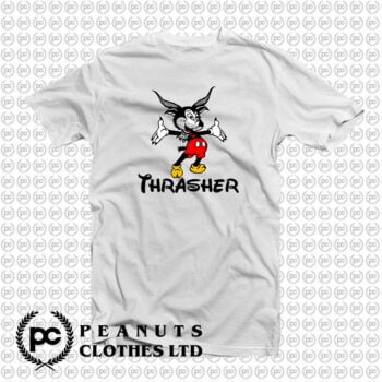 Thrasher Mickey Mouse Goat T Shirt