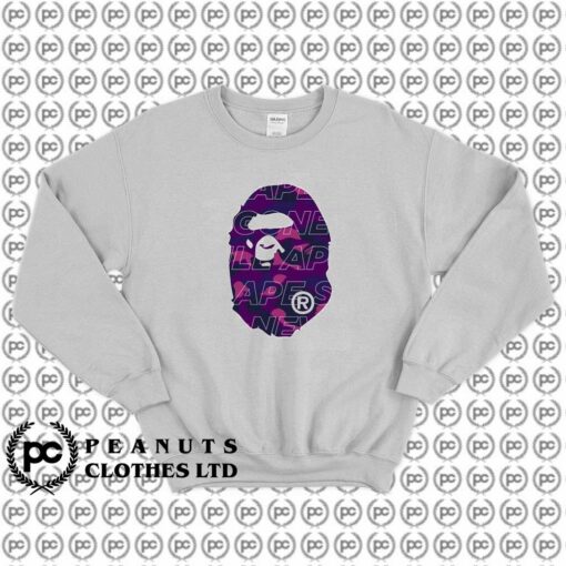 New Text Color Camo Ape Face m