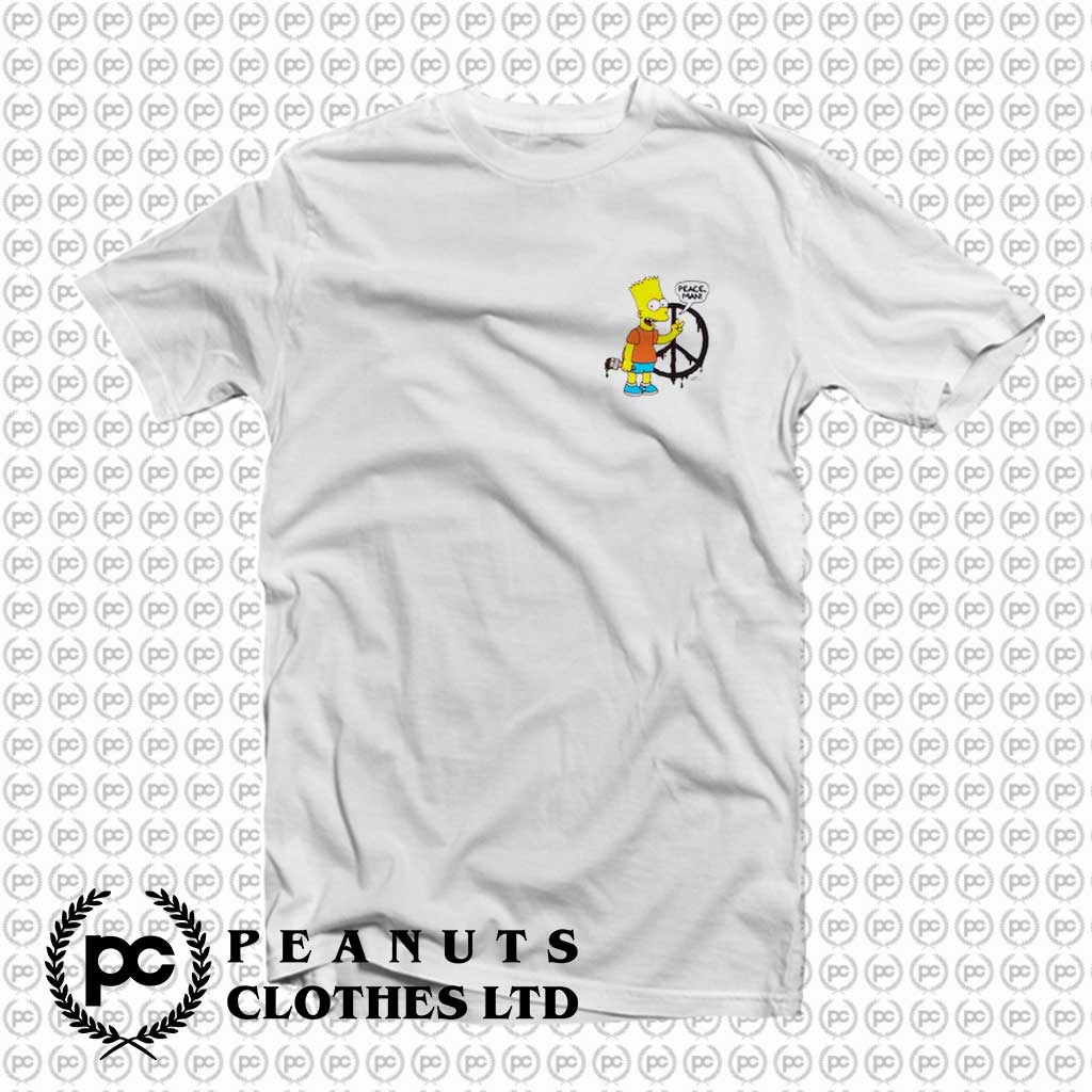 off white bart simpson tee black off white bart simpson tee black