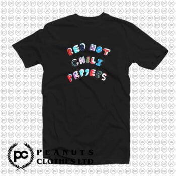 Red Hot Chili Peppers Colorful Block Letters i