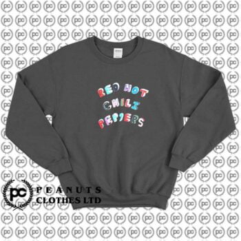 Red Hot Chili Peppers Colorful Block Letters k