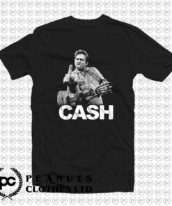 Retro Middle Finger Johnny Cash d