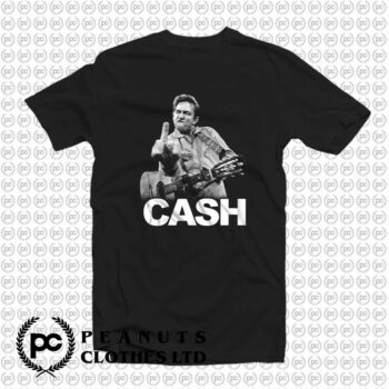 Retro Middle Finger Johnny Cash d