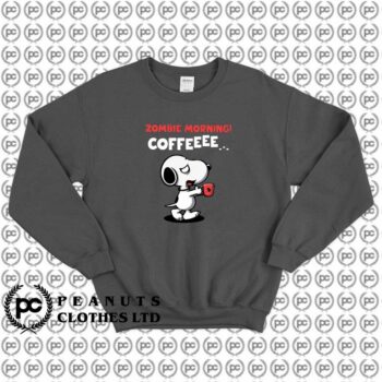 Snoopy Zombie Morning Needs Coffeeee x