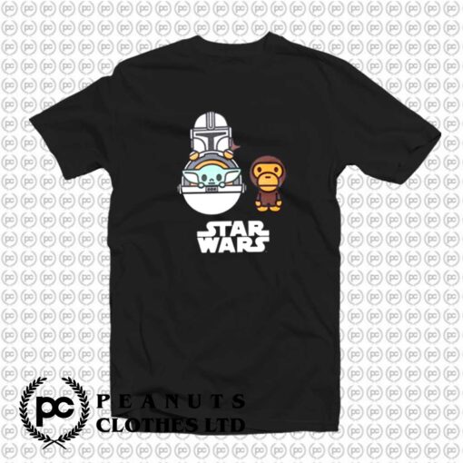 Star Wars Baby Yoda x Bape Baby Milo x