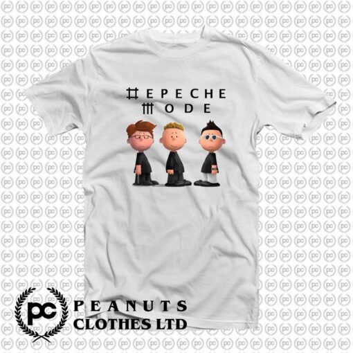 Band Depeche Mode Snoopy Peanuts t