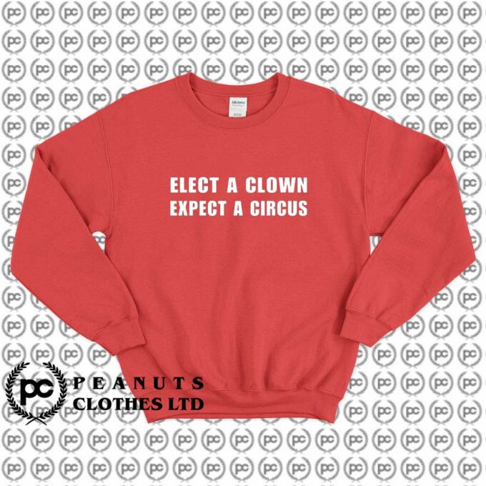 Elect A Clown Expect A Circus Logo f