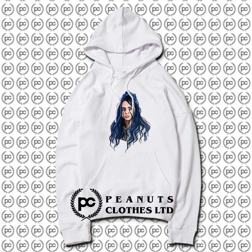 Hip Hop Billie Eilish Blue Hair