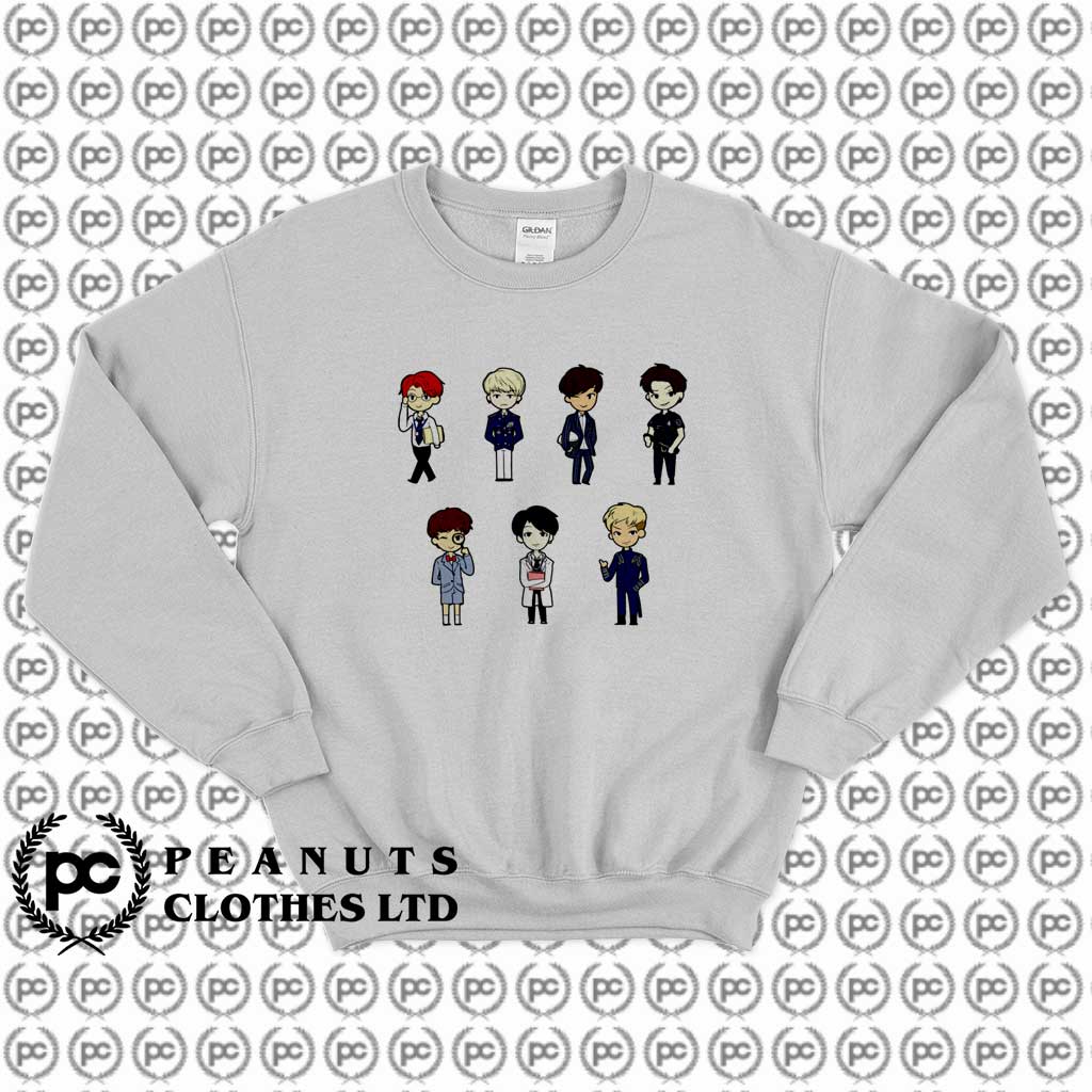 BTS Dope Cartoon Animation d