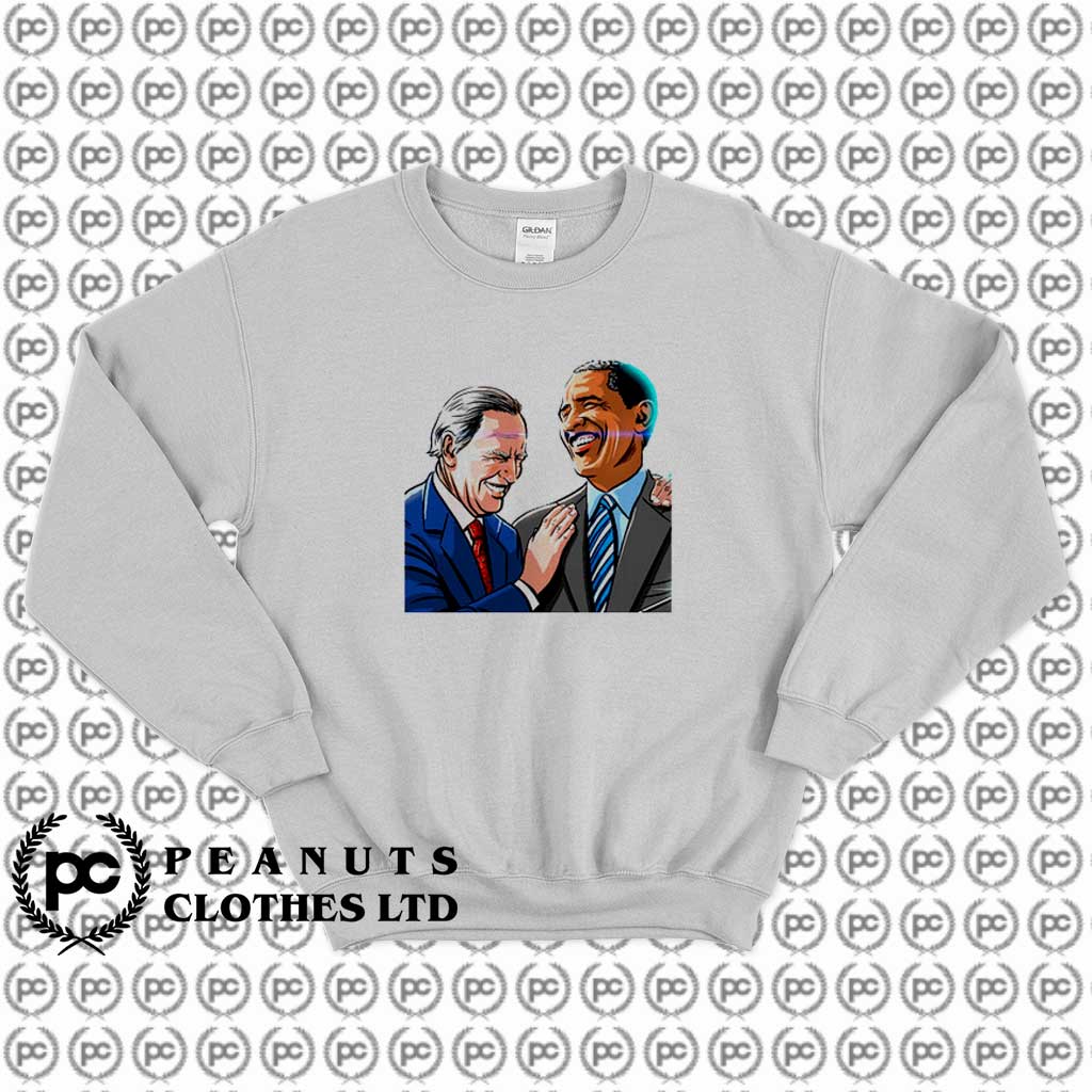 Joe Biden Barack Obama Laugh f