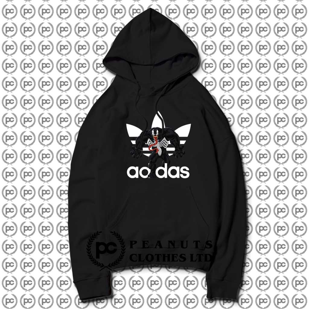Get Venom Adidas Marvel Parody Hoodie Custom Design