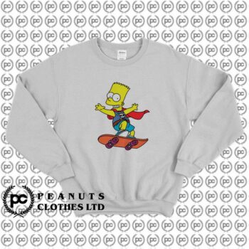 Bart Simpsons Skateboard Flying d