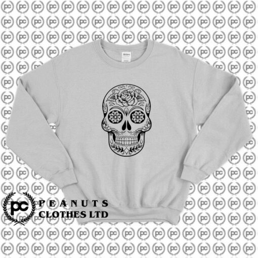 Day Of The Dead Flower Skull d