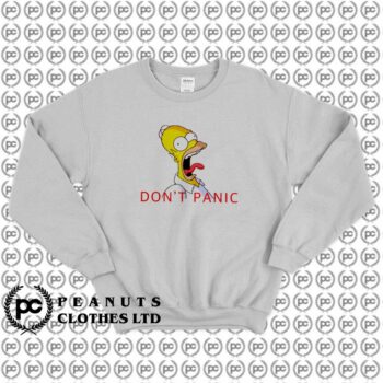 Don’t Panic Homer Simpson Funny o