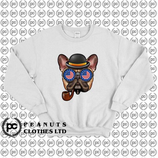 American Flag Dog Funny Classic f