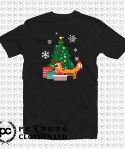 Cute Catdog Around The Christmas Tree m