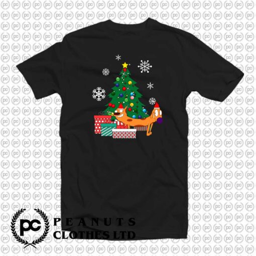 Cute Catdog Around The Christmas Tree m