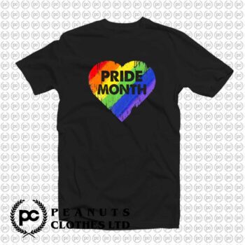 Pride Month LGBT Logo Heart x