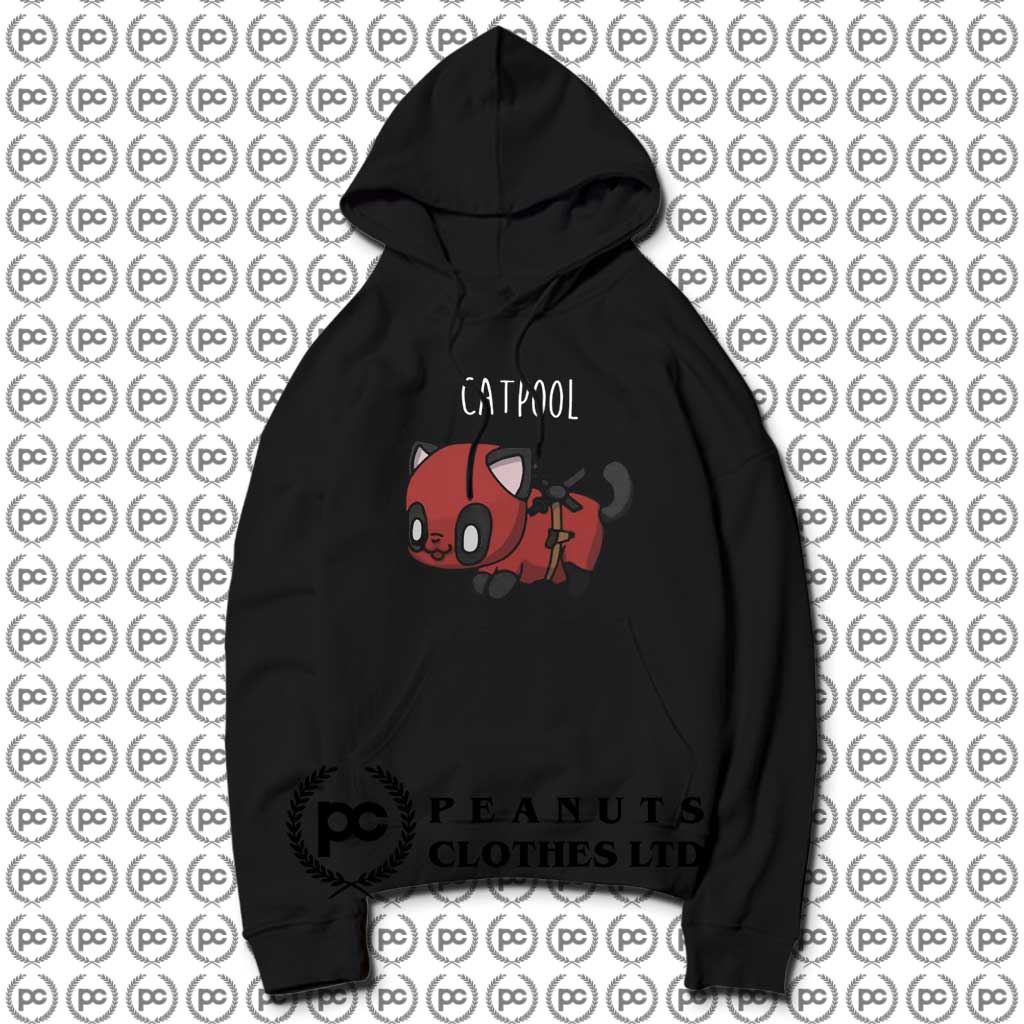 Cute Animal Deadpool Catpool Parody