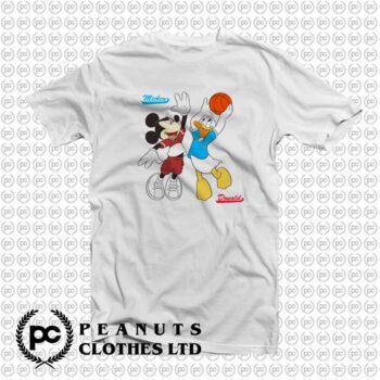 Disney Mickey Donald Play Basketball o