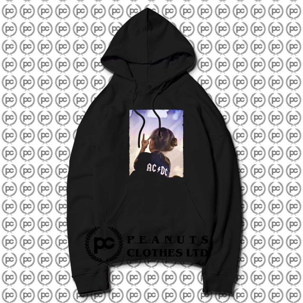 Funny Little Girl In ACDC Concert