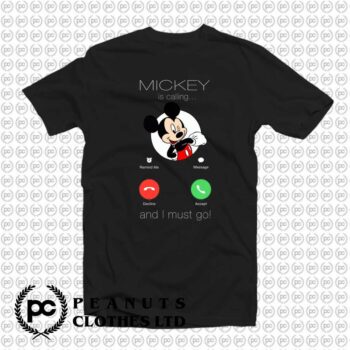 Mickey Is Calling And I Must Go xo