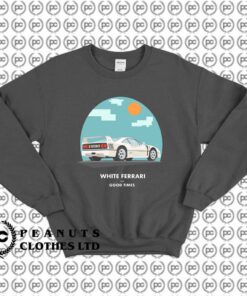 White Ferrari Frank Ocean Logo f