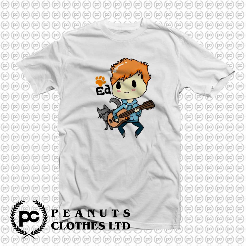 Funny Ed Sheeran With Cat g