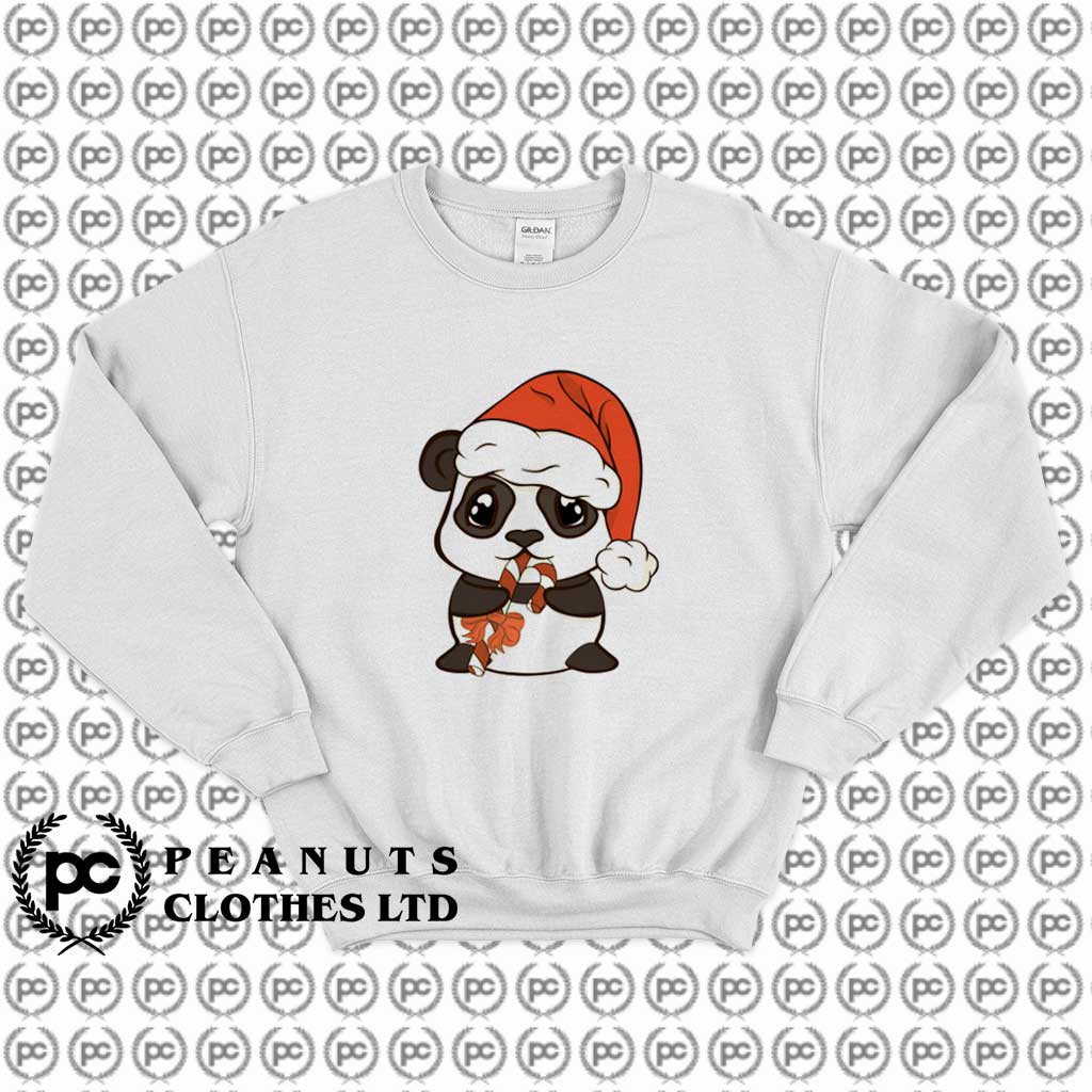Christmas Panda Bear in Red Santa L