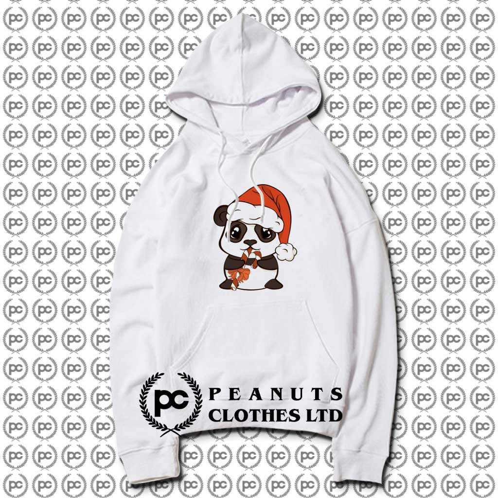 Christmas Panda Bear in Red Santa