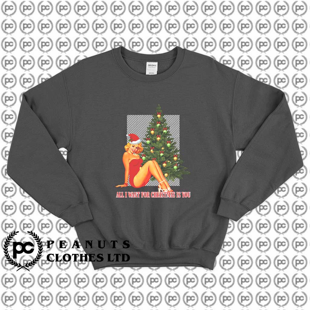 Christmas Tree Sexy Girl Vintage l