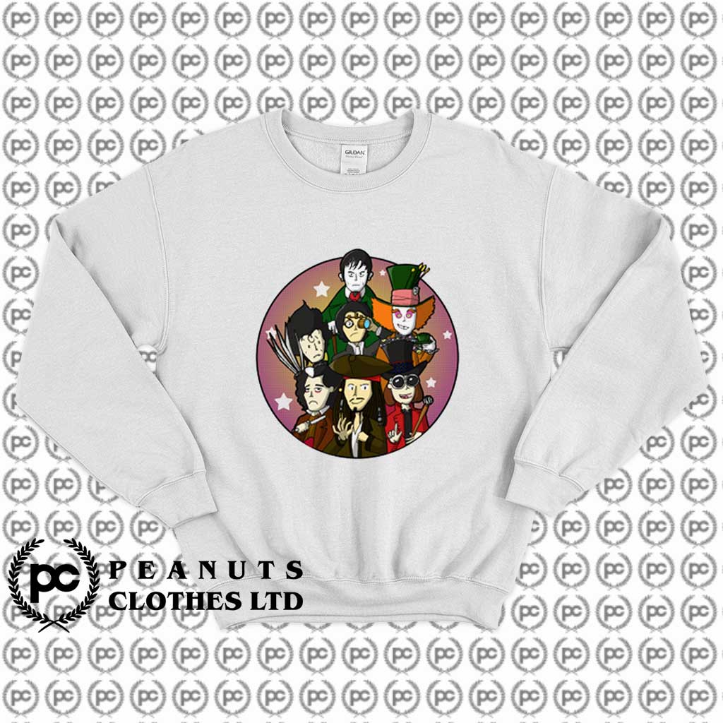 Johnny Depp Collage Cartoon xl