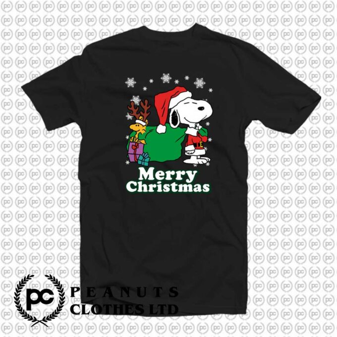 Snoopy Woodstock Ready For Christmas L.