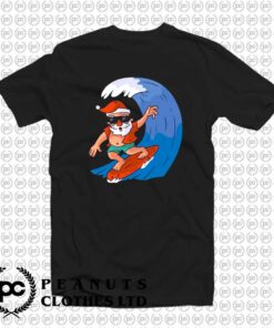 Ugly Christmas Santa Surf Funny 