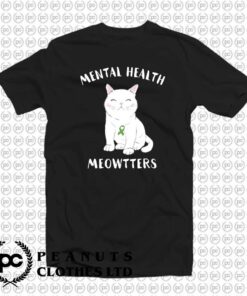 Mental Health Matters Cat Funny y