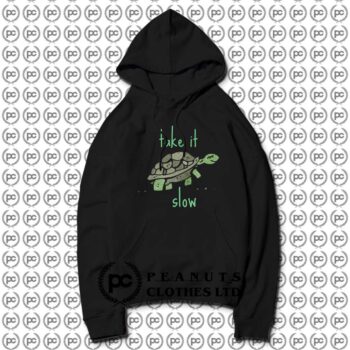 Take it Slow Cute Turtle Motivational