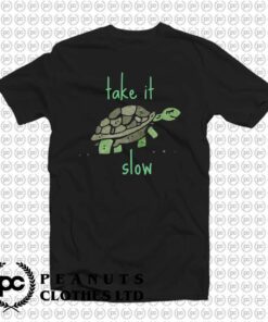 Take it Slow Cute Turtle Motivational x