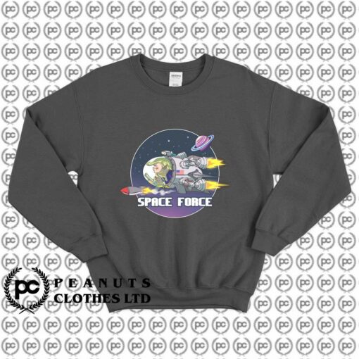 Funny Space ForceTrump Driving ox