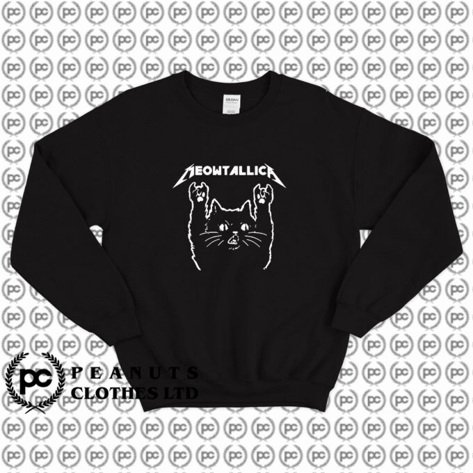Cat Meowtallica Kitten Sweatshirt