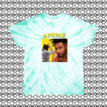 Amine 90 s Rapper Cyclone Tie Dye T Shirt Mint