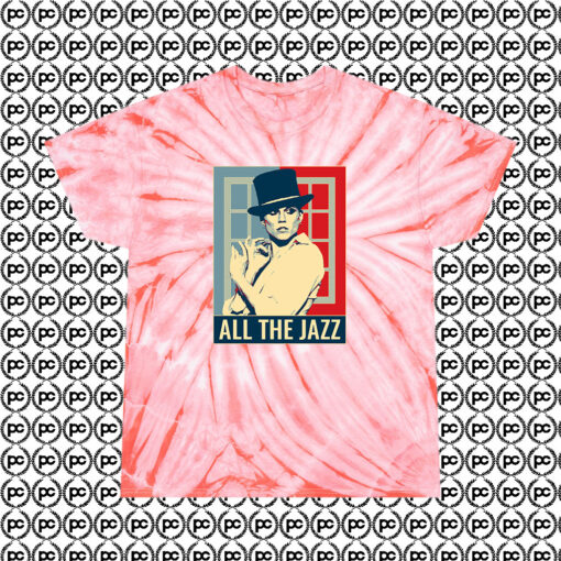 Ann Reinking All The Jazz Cyclone Tie Dye T Shirt Coral