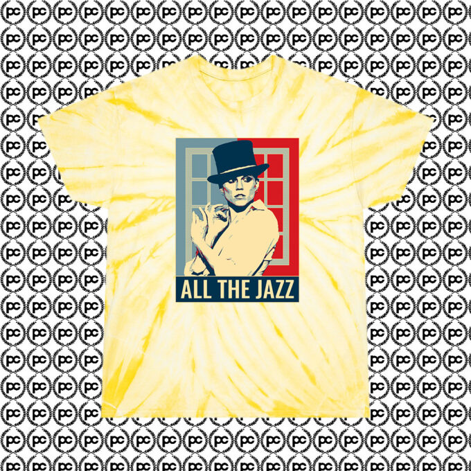Ann Reinking All The Jazz Cyclone Tie Dye T Shirt Pale Yellow