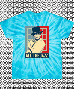 Ann Reinking All The Jazz Cyclone Tie Dye T Shirt Turquoise