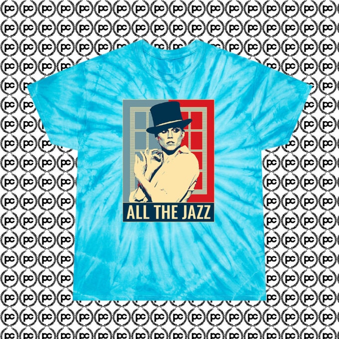 Ann Reinking All The Jazz Cyclone Tie Dye T Shirt Turquoise