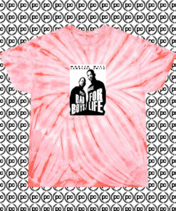 Bad Boys For Life Custom Cyclone Tie Dye T Shirt Coral