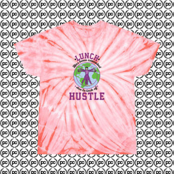 Best Lunch Hustle Cyclone Tie Dye T Shirt Coral